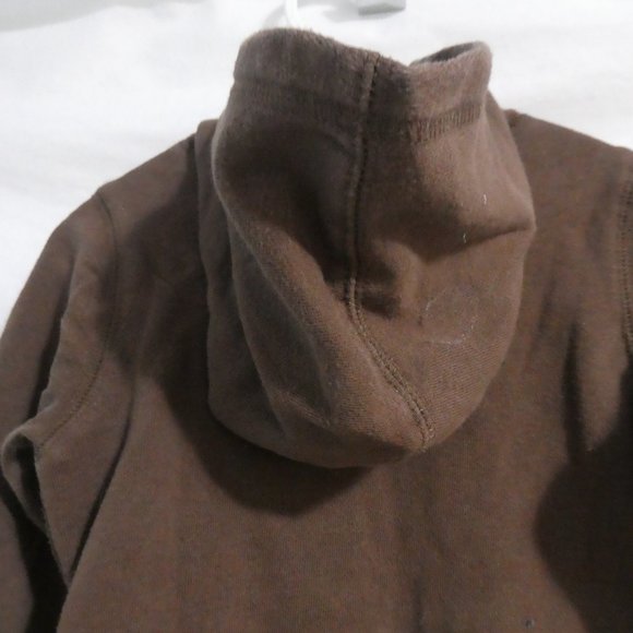 Retro OLD NAVY | 3T | Brown Hooded Zip-Up Sweatshirt Jacket | NWOT - Picture 13 of 16